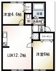 ドミール林の間取り画像