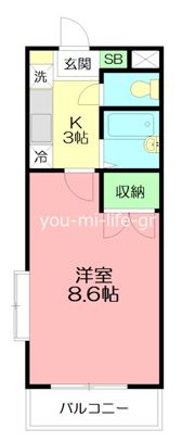 ヴィラ一番館の間取り画像