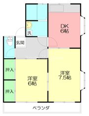 コーポMの間取り画像