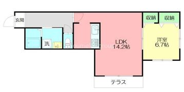 メゾンカワシロの間取り画像