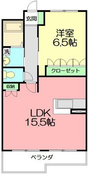 スカイヒルズの間取り画像