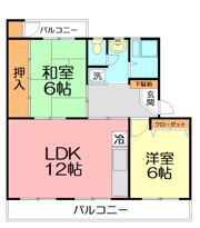 コーポ渡辺の間取り画像