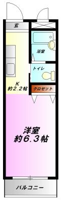 パラシオ小田原の間取り画像