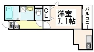 レールサイド鵠沼の間取り画像