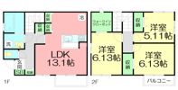 パティオII C棟の間取り画像