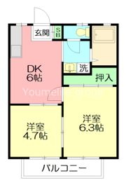 テディハイツの間取り画像