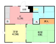 ランドマーク大磯Bの間取り画像
