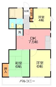 ハイツ3＆8の間取り画像
