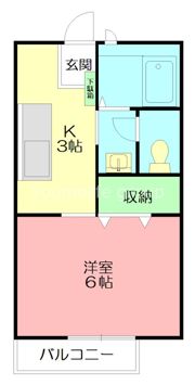 ペアシティ岩原の間取り画像