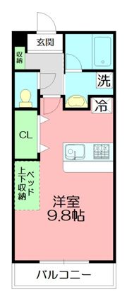 長塚ハイツの間取り画像