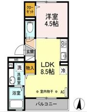 ロイヤルヒルズSの間取り画像