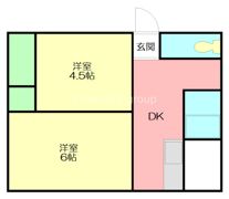 松本アパートの間取り画像