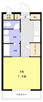 エクセルコート上ノ原の間取り画像
