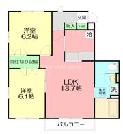 セゾンの間取り画像