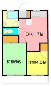 山口ハウスビルの間取り画像