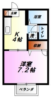コンフォール・ユウの間取り画像
