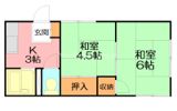 ベイハイツの間取り画像