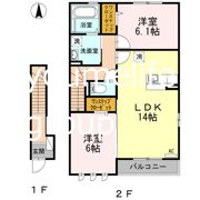 ファミールBの間取り画像