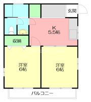 メゾンドボアIII棟の間取り画像