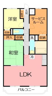 エスポワール1の間取り画像