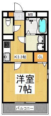 ベルシティ大鋸の間取り画像