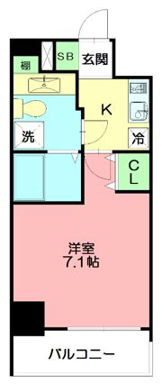 レジディア本厚木の間取り画像