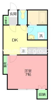 ヒルズ生駒の間取り画像