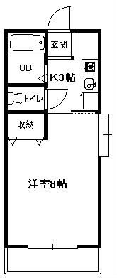 サザンハイツの間取り画像