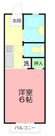 ハイツ寿の間取り画像
