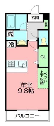 長塚ハイツの間取り画像