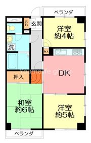 コスモ戸塚ツインコートB棟の間取り画像