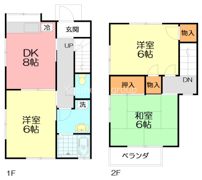 パレス金子Iの間取り画像