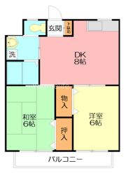 ハイツマコト1の間取り画像