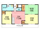 コーポ一ノ森の間取り画像