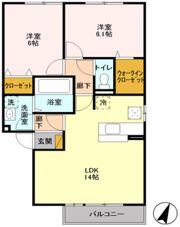 レグルスAの間取り画像