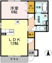 フォンティーヌBの間取り画像