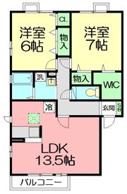ラル フェリスの間取り画像