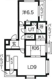クリオ鎌倉笛田の間取り画像
