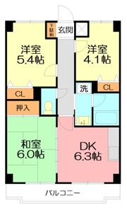 マンションひかりの間取り画像