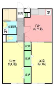 アムール飯島の間取り画像