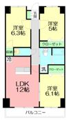 リバーサイドヒルズ西富水の間取り画像