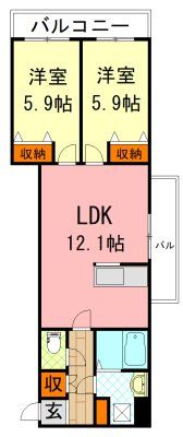 シェイクアパウの間取り画像