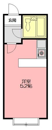 ベルピア辻堂第1-1の間取り画像