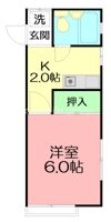 鶴巻フラットの間取り画像