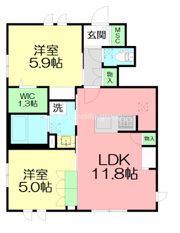 ルミエール湘南の間取り画像