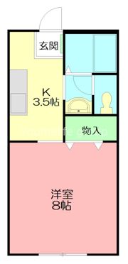 セゾンキタカドの間取り画像