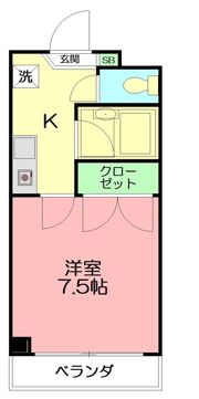 チャンティックモモハマの間取り画像