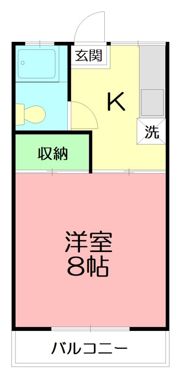 コーポ青木の間取り画像