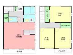 パストラルA棟の間取り画像
