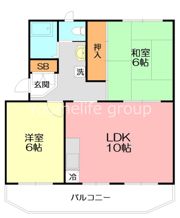 神谷第一ハイツの間取り画像